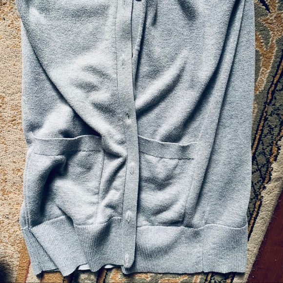 Vince Grey Button Up Cardigan - Picture 2 of 4